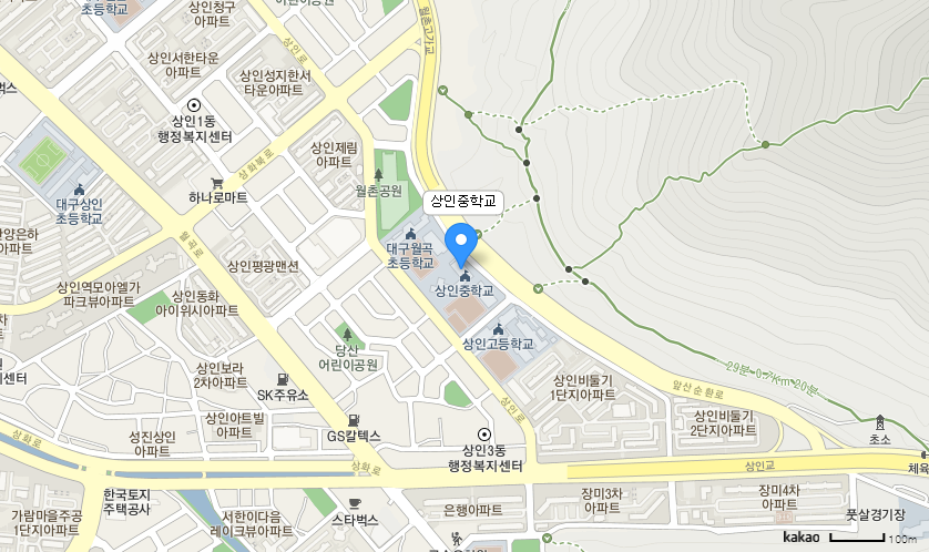 학교 찾아오시는 길 지도